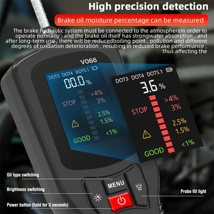 V066 Car Brake Fluid Detection Pen Moisture Tester