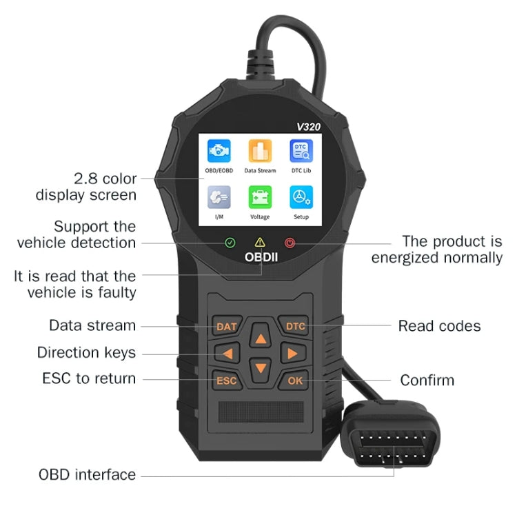 V320 Car OBD2 Diagnostic Instrument Fault Clear Code Reader ÎҵÄÉ̵ê