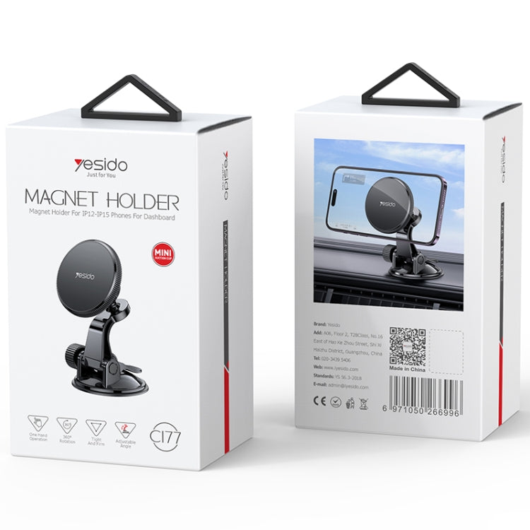 Yesido C177 Mini Suction Cup Type Magsafe Magnetic Car Holder ÎҵÄÉ̵ê