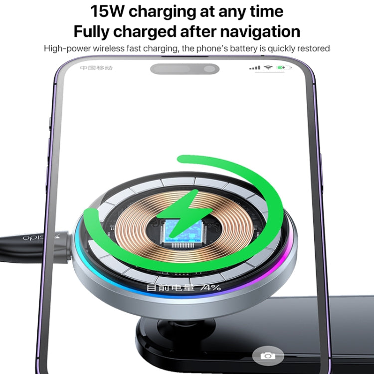 Yesido C292 15W Magnetic Suction Wireless Charging Car Holder ÎҵÄÉ̵ê