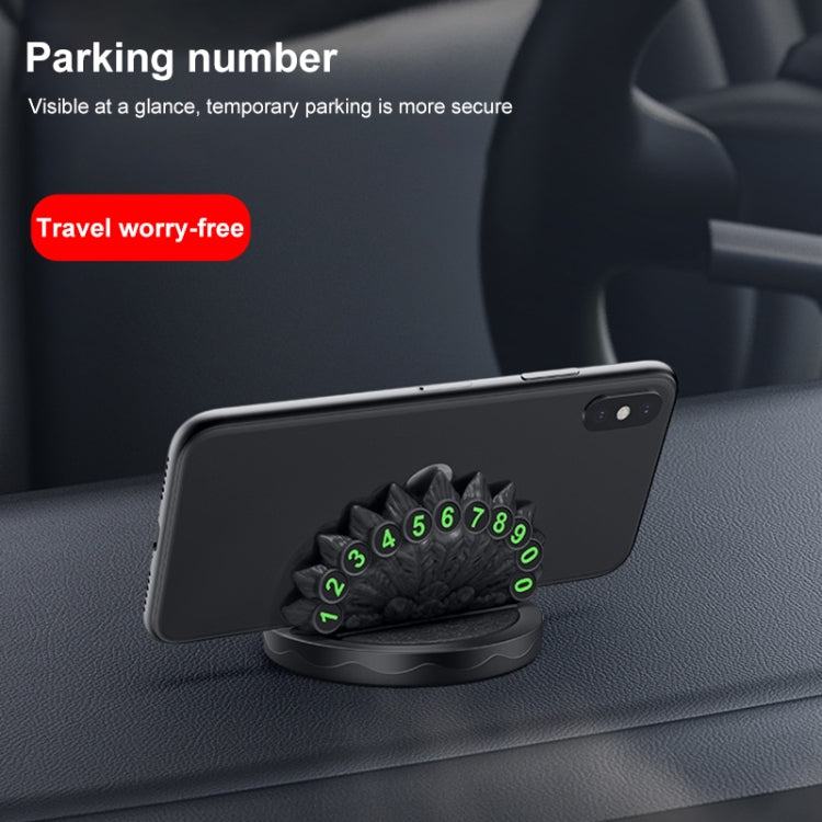 Diamond Peacock Shape Car Center Console Phone Holder with Phone Number Plate ÎҵÄÉ̵ê