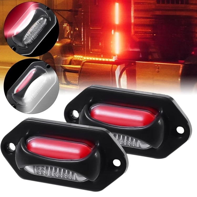 2pcs Car / Truck 12-24V 8LEDs Dual Color Side Marker Indicator Lights Bulb Lamp ÎҵÄÉ̵ê