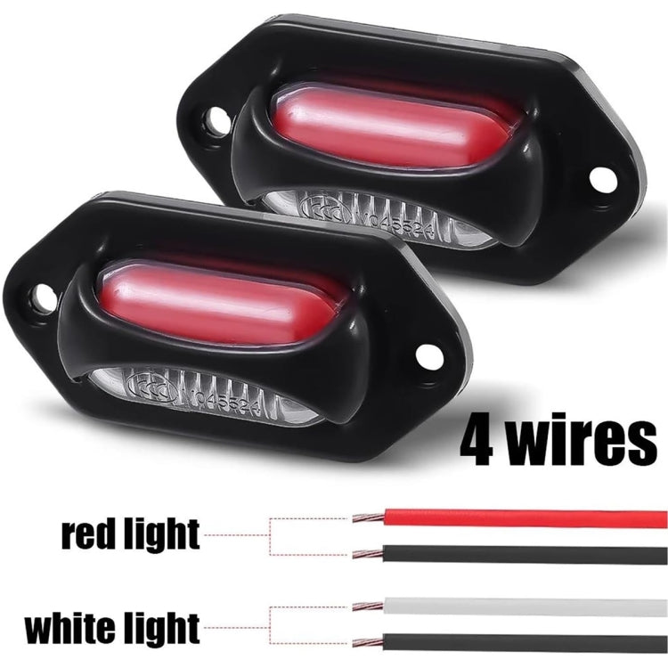 2pcs Car / Truck 12-24V 8LEDs Dual Color Side Marker Indicator Lights Bulb Lamp ÎҵÄÉ̵ê