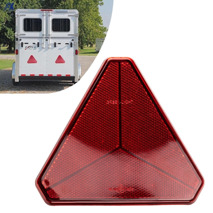 Trucks Trailers RV Triangular Red Reflector