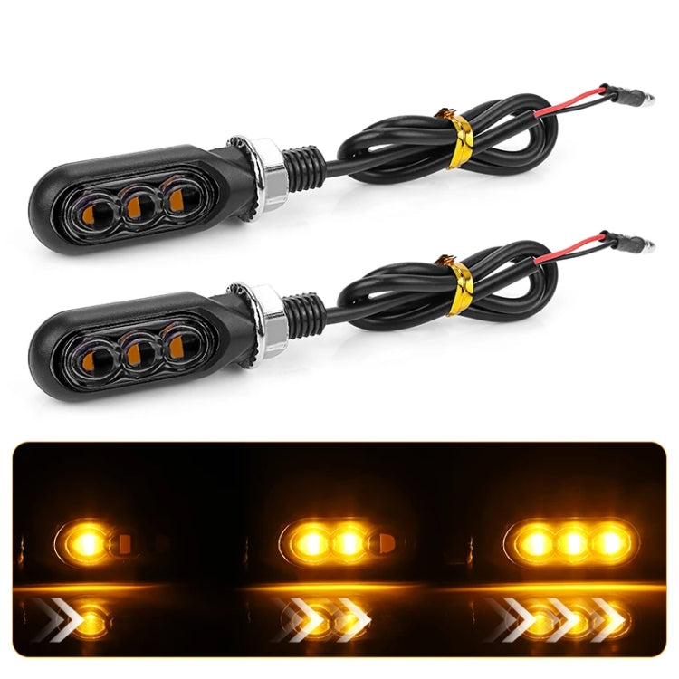 2pcs 12V 3LEDs Motorcycle Mini Water Turn Signal Light ÎҵÄÉ̵ê