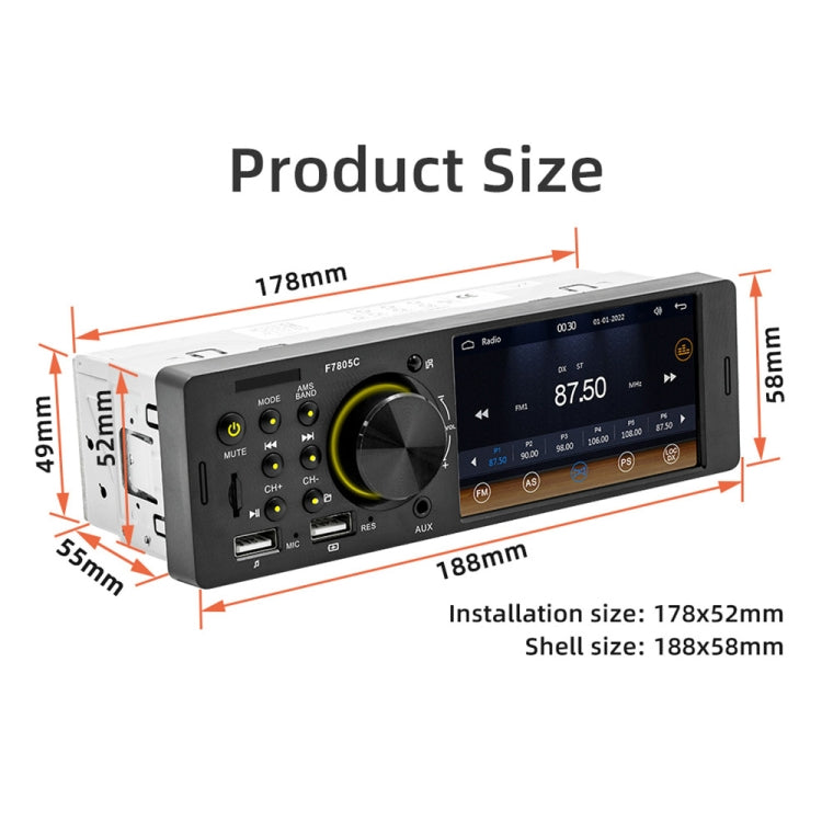 4 inch 800x480P Car Radio Receiver MP5 Player, Support FM & Bluetooth & SD Card with Remote Control ÎҵÄÉ̵ê