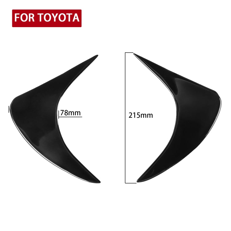 Pair Car Front Lamp Eyebrow Soft Decorative Sticker for Toyota GT86 2013-2020 ÎҵÄÉ̵ê