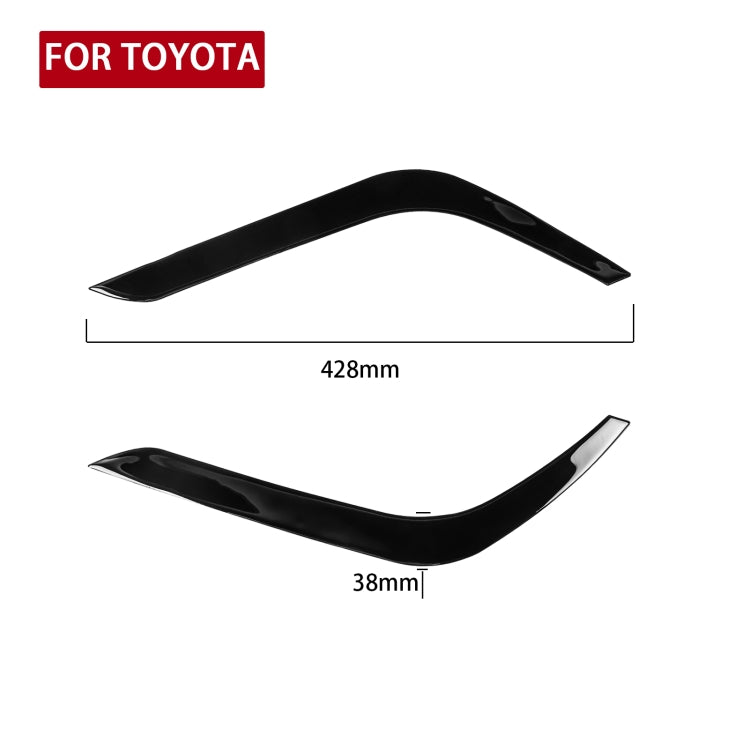 Pair Car Lamp Eyebrow Soft Decorative Sticker for Toyota Tundra 2014-2018 ÎҵÄÉ̵ê