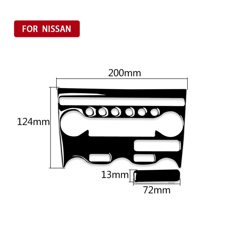 For Nissan 370Z Z34 2009- 2 in 1 Car AC Adjustment Panel Decorative Sticker, Left and Right Drive Universal ÎҵÄÉ̵ê