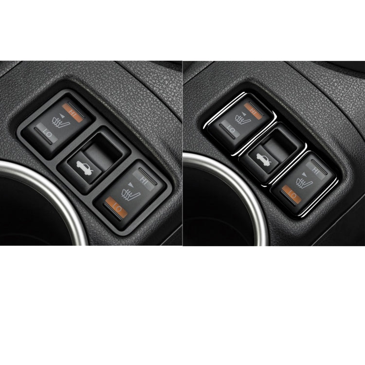 For Nissan 370Z Z34 2009- Car Central Control Heating Button Frame Decorative Sticker, Left and Right Drive Universal ÎҵÄÉ̵ê