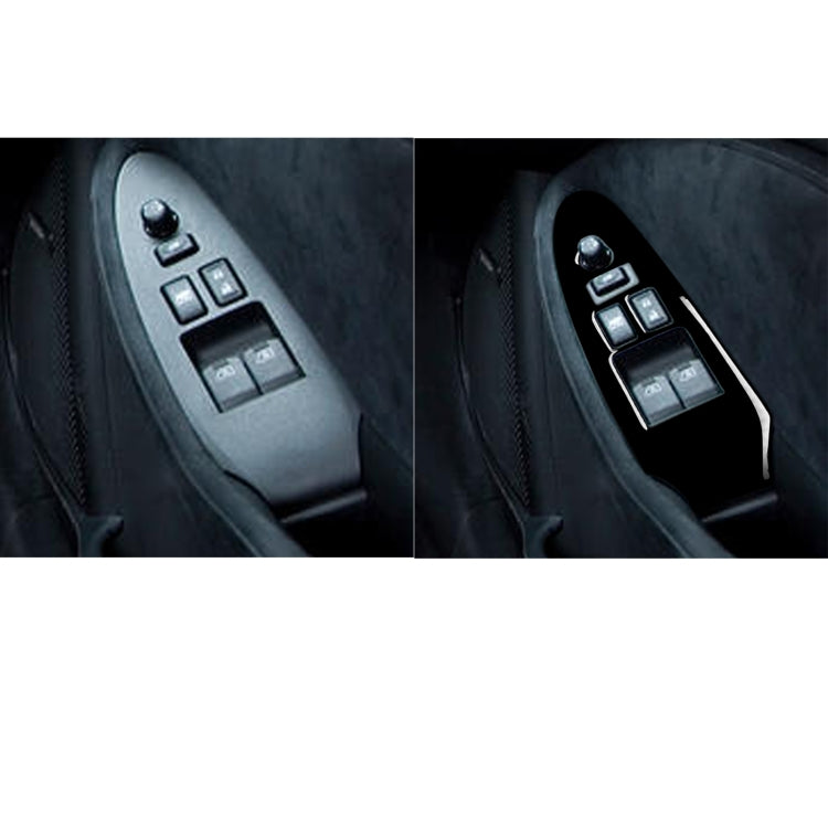 For Nissan 370Z Z34 2009- Car Driver Side Door Lift Panel with Hole Decorative Sticker, Right Drive ÎҵÄÉ̵ê