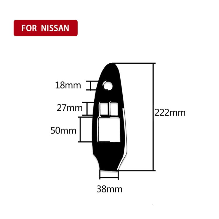 For Nissan 370Z Z34 2009- Car Driver Side Door Lift Panel Decorative Sticker, Right Drive ÎҵÄÉ̵ê