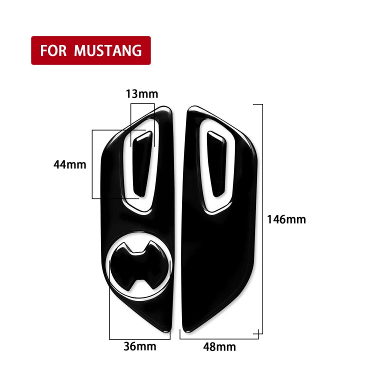 For Ford Mustang 2015-2020 Car Seat Adjustment Button Decorative Sticker, Left Drive ÎҵÄÉ̵ê