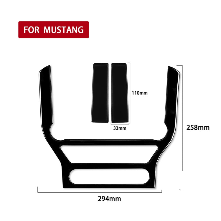 For Ford Mustang 2015-2020 Car Central Control Panel Decorative Sticker, Left and Right Drive Universal ÎҵÄÉ̵ê