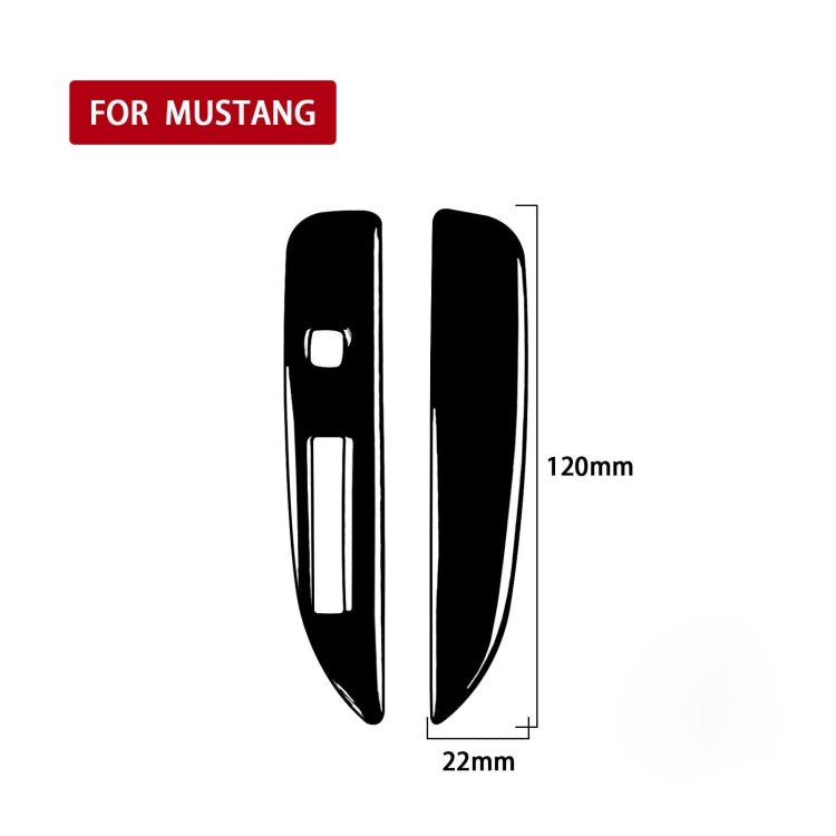 For Ford Mustang 2015-2020 Car Shifter Paddle Decorative Sticker, Left Drive ÎҵÄÉ̵ê