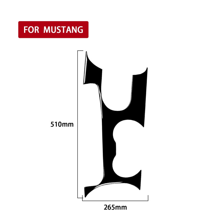 For Ford Mustang 2015-2020 Car Gear Position Panel Decorative Sticker, Left Drive ÎҵÄÉ̵ê