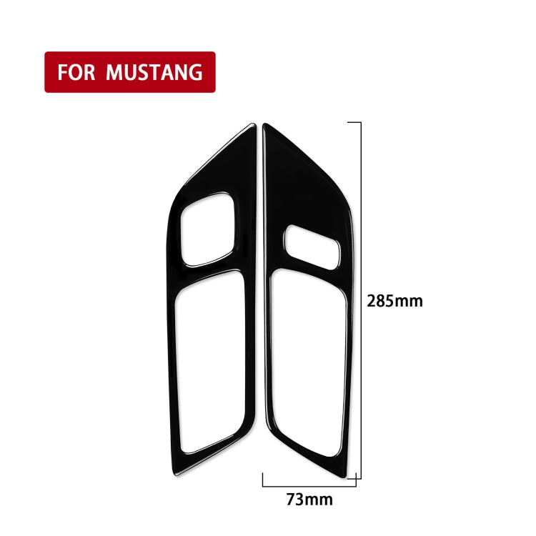 For Ford Mustang 2015-2020 Car Door Handle Panel Decorative Sticker, Left Drive ÎҵÄÉ̵ê