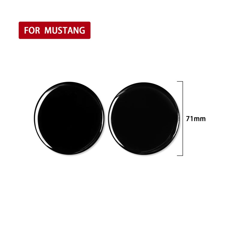 For Ford Mustang 2015-2020 Car Water Cup Holder Base Decorative Sticker, Left and Right Drive Universal ÎҵÄÉ̵ê