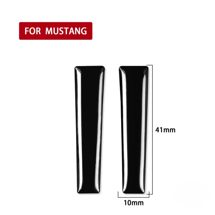 For Ford Mustang 2015-2020 Car Both Sides of Gear Handle Decorative Sticker, Left and Right Drive Universal ÎҵÄÉ̵ê