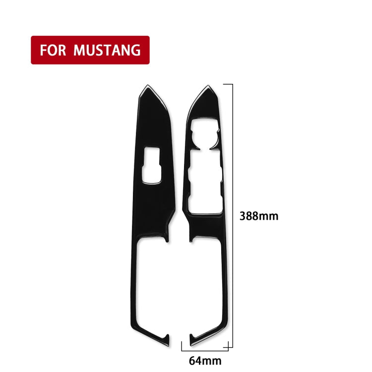 For Ford Mustang 2015-2020 Car Window Lift Panel Decorative Sticker, Right Drive ÎҵÄÉ̵ê