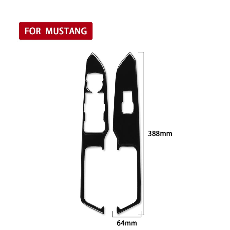 For Ford Mustang 2015-2020 Car Window Lift Panel Decorative Sticker, Left Drive ÎҵÄÉ̵ê