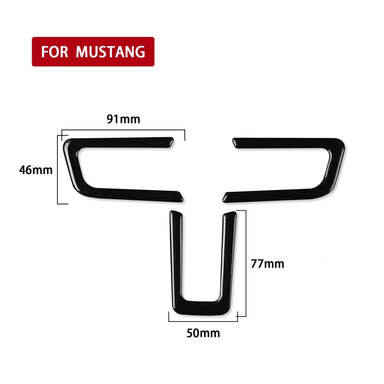 For Ford Mustang 2015-2020 Car Steering Wheel Button Frame Decorative Sticker, Left and Right Drive Universal ÎҵÄÉ̵ê