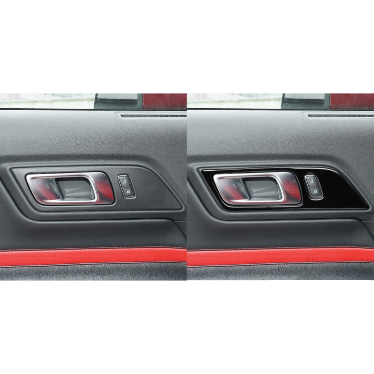 For Ford Mustang 2015-2020 Car Door Handle Panel Decorative Sticker, Left and Right Drive Universal ÎҵÄÉ̵ê