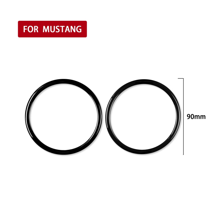 For Ford Mustang 2015-2020 Car Horn Ring Decorative Sticker, Left and Right Drive Universal ÎҵÄÉ̵ê