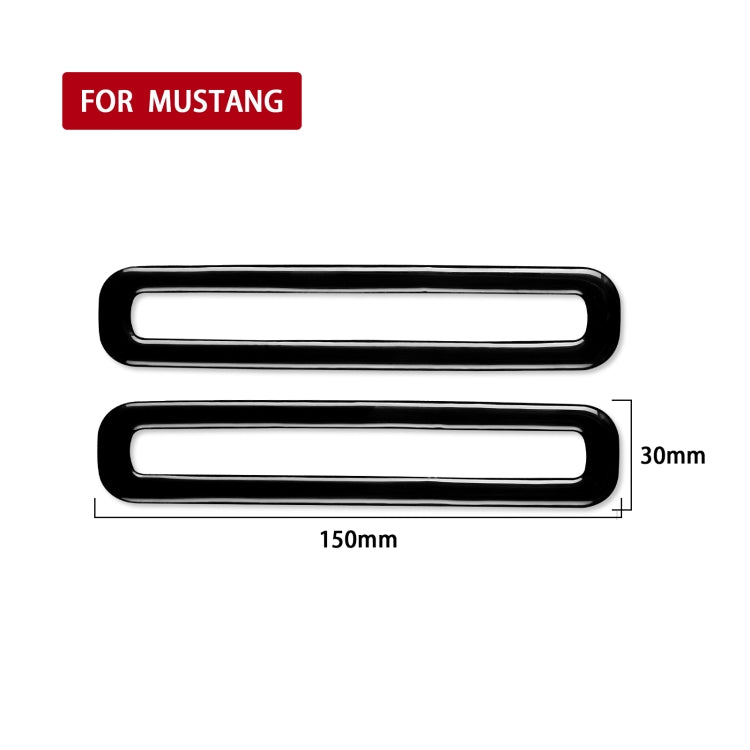 For Ford Mustang 2015-2020 Car Door Air Outlet Decorative Sticker, Left and Right Drive Universal ÎҵÄÉ̵ê