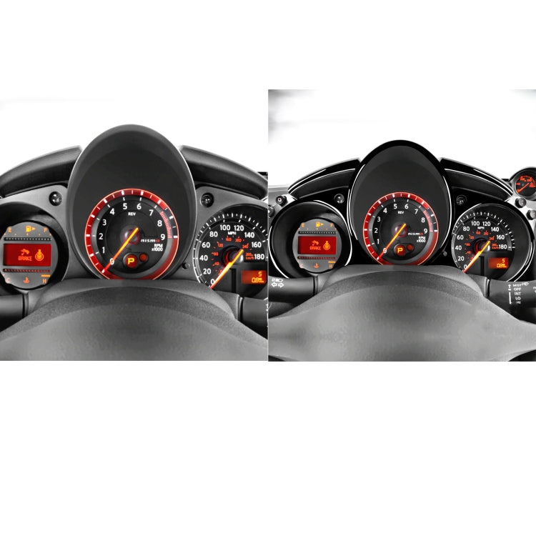 For Nissan 370Z Z34 2009- 5 in 1 Car Speed Dashboard Decorative Sticker, Left and Right Drive Universal ÎҵÄÉ̵ê