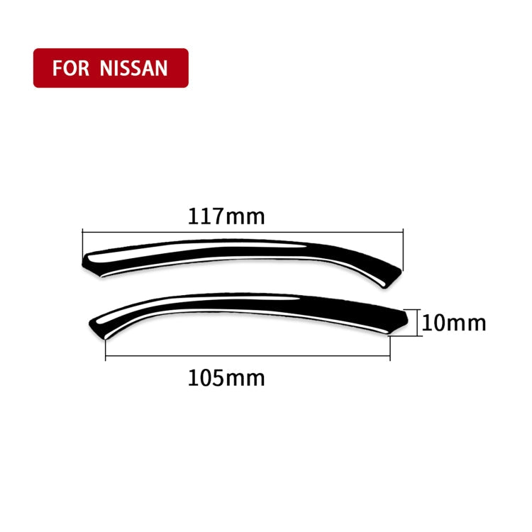 For Nissan 370Z Z34 2009- Car Dashboard Decorative Sticker, Left and Right Drive Universal ÎҵÄÉ̵ê