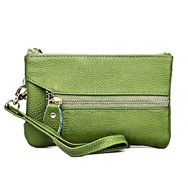 2001 Horizontal Square Litchi Texture Wallet Clutch Bag for Ladies, with Detachable Hand Strap & 6 Key Rings-Reluova