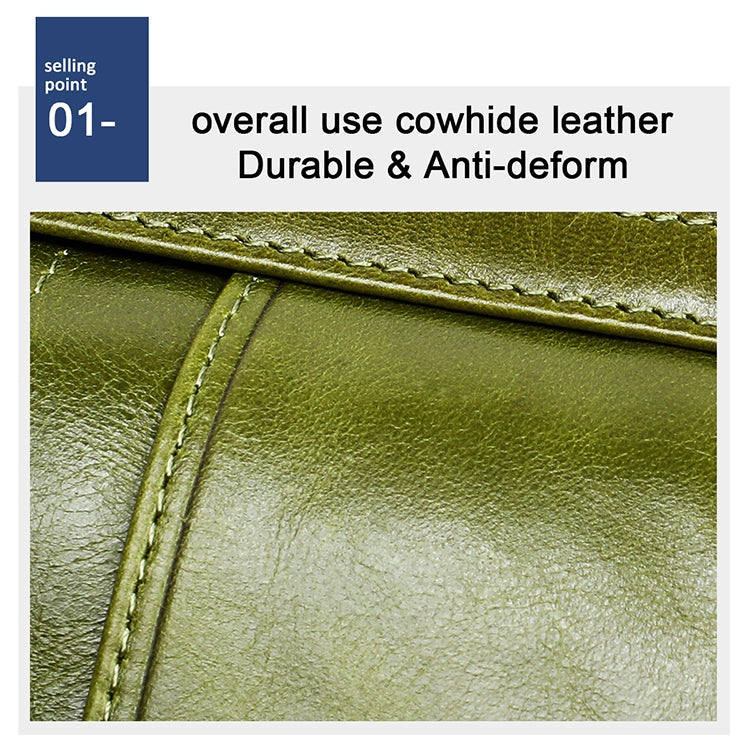 3520 Long Cowhide Leather Folding Anti-magnetic RFID Wallet for Ladies, with Card Slots My Store