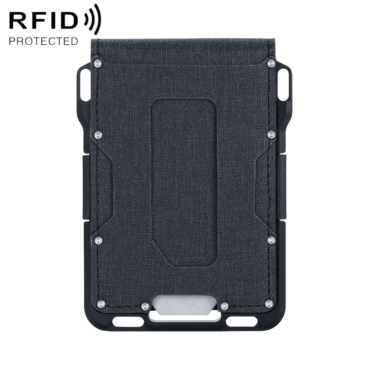 Outdoor Multi-function RFID Aluminum Alloy Ultra-thousand Black Tool Card Case Reluova