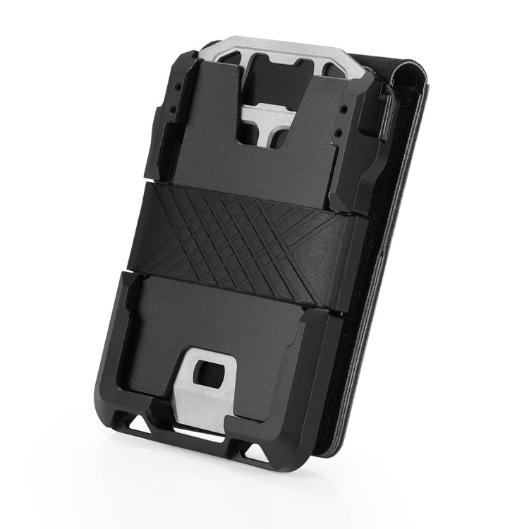 Outdoor Multi-function RFID Aluminum Alloy Ultra-thousand Black Tool Card Case Reluova