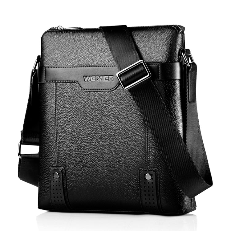 WEIXIER 18067 Men Leisure Style PU Leather Single Shoulder Bag