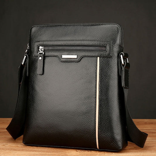 WEIXIER 18072 Men Business Leisure Style PU Leather Single Shoulder Bag