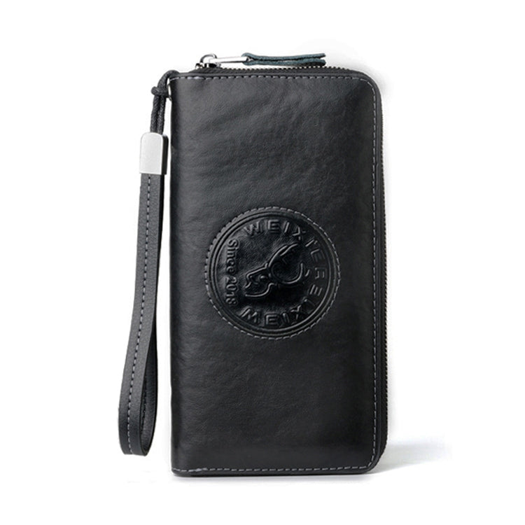 W111 Antimagnetic RFID Men Cowhide Leather Multifunctional Wallet Business Handbag with Gift Box My Store