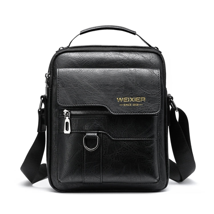 WEIXIER 8642 Men Business Retro PU Leather Handbag Crossbody Bag, Size: 27.5 x 22.5 x 9cm Reluova