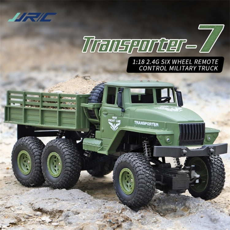 JJR/C 1:18 2.4Ghz 4 Channel Remote Control Dongfeng 7 Six-wheeled Armor Truck Vehicle Toy Reluova