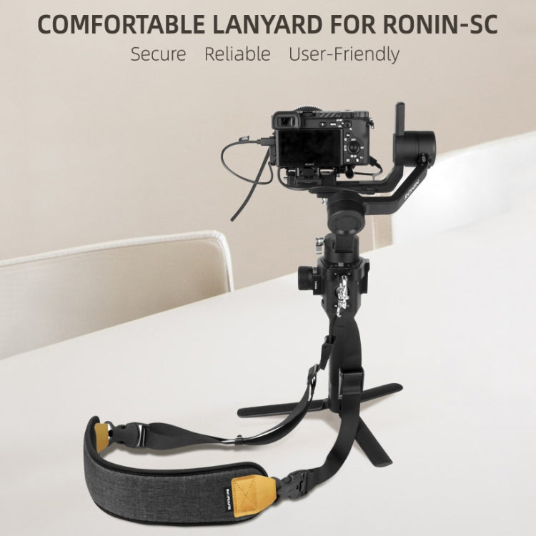 Sunnylife RO-Q9228 Handheld Gimbal Special Lanyard Shoulder Strap + Fixed Ring Hang Buckle for DJI RONIN-SC My Store