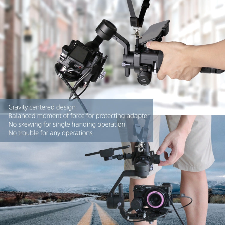 Sunnylife RO-Q9228 Handheld Gimbal Special Lanyard Shoulder Strap + Fixed Ring Hang Buckle for DJI RONIN-SC My Store