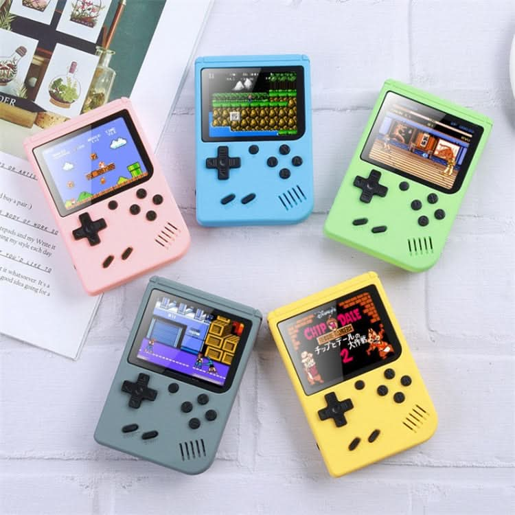 MK800 3.0 inch Macaron Mini Retro Classic Handheld Game Console for Kids Built-in 800 Games, Support AV Output Reluova