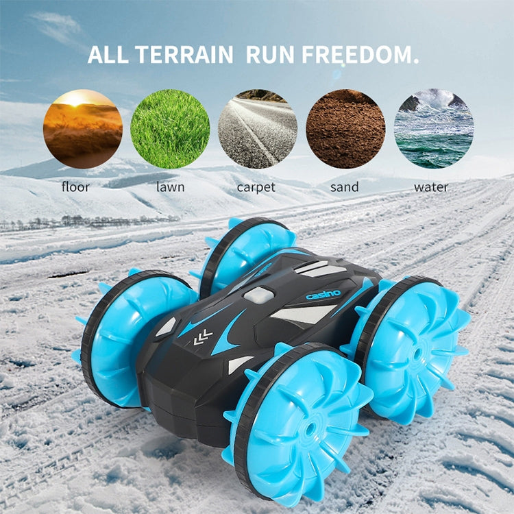 2.4G RC Stunt Car Land Water Double Side Amphibious Elves Simulate Remote Control Vehicle Toy