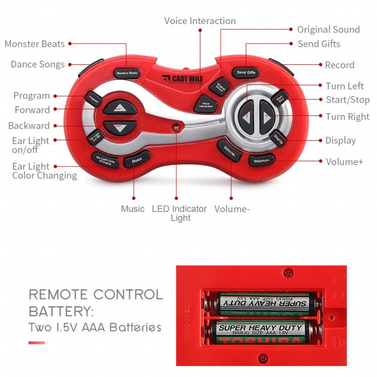 YDJ-K3 Smart Robots Support Dance Voice Control Education