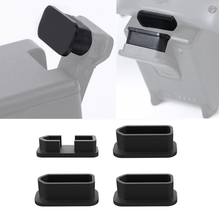 Sunnylife FV-DC269 4 in 1 Silicone Body Port + Battery Port Dust-Proof Plugs for DJI FPV My Store