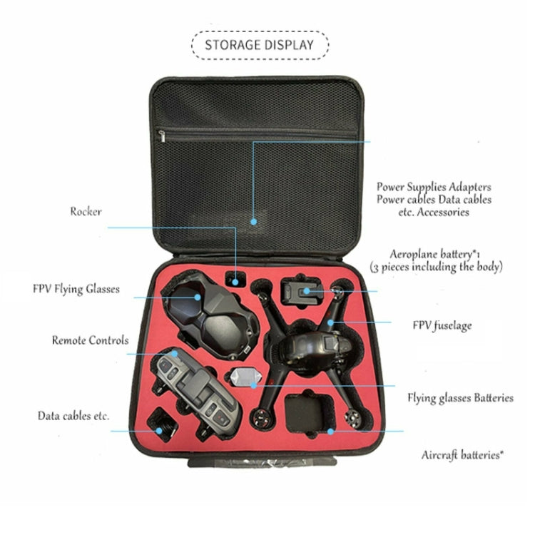 Portable Hard Case Carrying Travel Storage Box Waterproof Hard Case Storage Bag for DJI FPV My Store