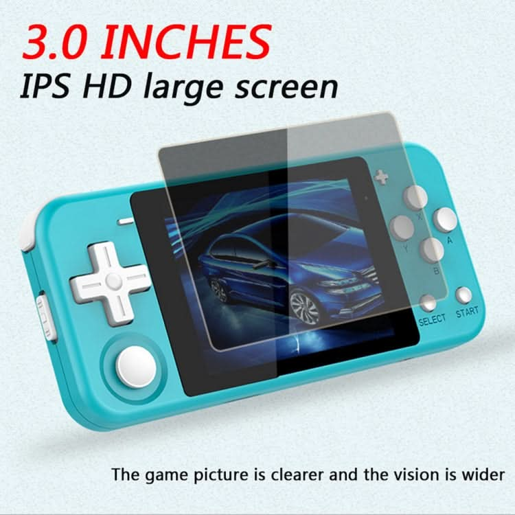 Powkiddy Q90 3.0 inch IPS Screen Retro Joystick Handheld Game Console with 16GB Memory Reluova