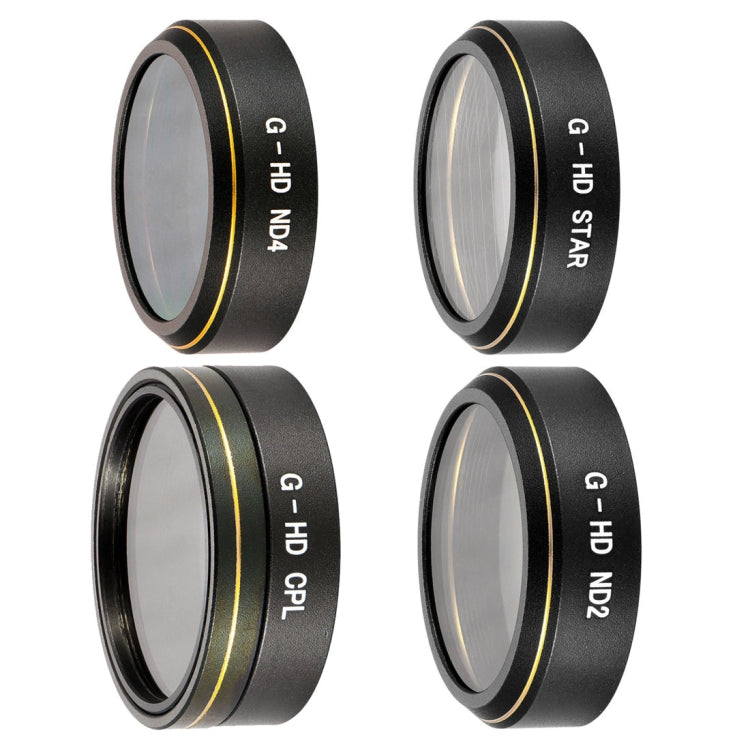 4 in 1 HD Drone Star Effect + ND2 + ND4 + CPL Lens Filter Kits for DJI Phantom 4 Pro My Store