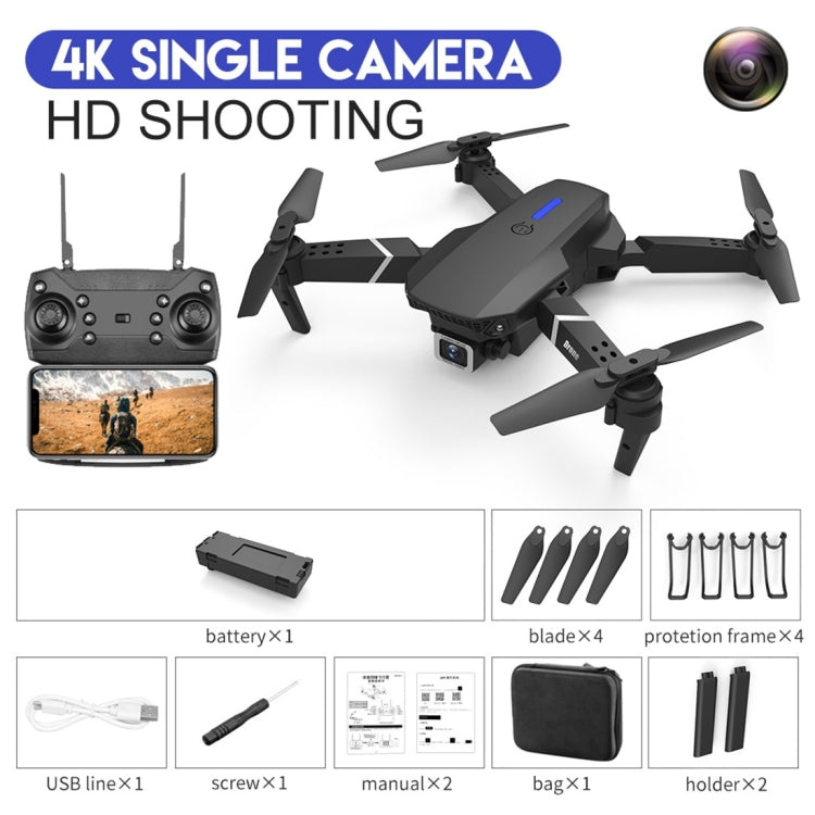 LS-E525 4K Single HD Camera Mini Foldable RC Quadcopter Drone Remote Control Aircraft